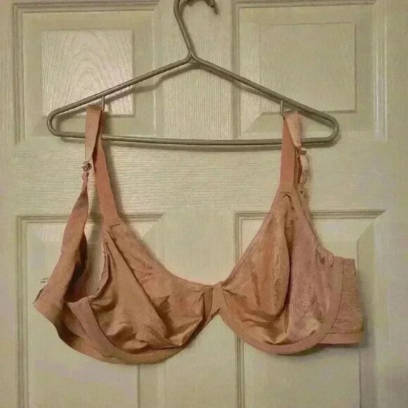 Voglo Sofia Size 40DD  Underwire Lace Satin Bra - Picture 3 of 5